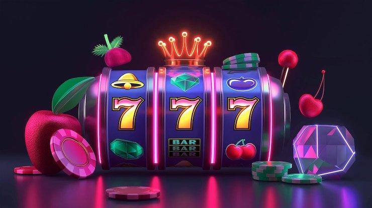 Ilustrasi privasi akun dengan warna neon